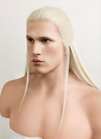 House of the Dragon Daemon Targaryen Straight Platinum Blonde Lace Front Wig LW4016