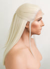 House of the Dragon Daemon Targaryen Straight Platinum Blonde Lace Front Wig LW4016