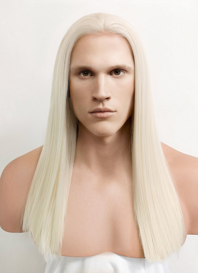 House of the Dragon Daemon Targaryen Straight Platinum Blonde Lace Front Wig LW4016