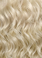 Medium Wavy Pastel Ash Blonde Lace Front Synthetic Hair Wig LW4017