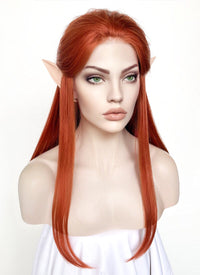 Critical Role The Legend of Vox Machina Keyleth Ginger Lace Front Synthetic Wig LW4022