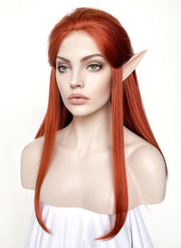 Critical Role The Legend of Vox Machina Keyleth Ginger Lace Front Synthetic Wig LW4022