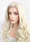 Long Curly Platinum Blonde Lace Front Synthetic Hair Wig LW667F