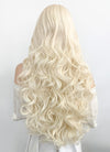 Long Curly Platinum Blonde Lace Front Synthetic Hair Wig LW667F