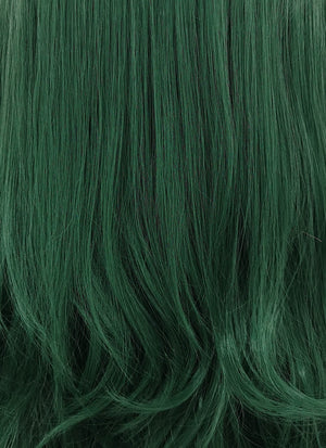 Long Wavy Deep Sea Green Lace Front Synthetic Hair Wig LF667V - CosplayBuzz