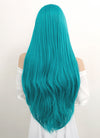 Long Straight Turquoise Blue Lace Front Synthetic Hair Wig LW714A