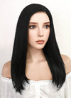 Long Straight Black Lace Front Synthetic Hair Wig LW769