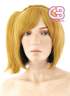 Kagerou Project Momo Kisaragi Short Yellow Mixed Black Anime Cosplay Wig MY241 - CosplayBuzz