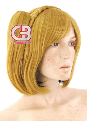 Kagerou Project Momo Kisaragi Short Yellow Mixed Black Anime Cosplay Wig MY241 - CosplayBuzz