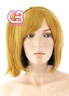 Kagerou Project Momo Kisaragi Short Yellow Mixed Black Anime Cosplay Wig MY241 - CosplayBuzz