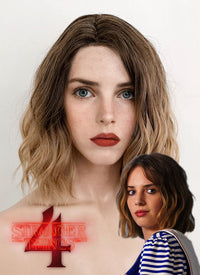 Star Wars The Mandalorian Bo-Katan Kryze Bob Two Tone Brown Lace Front Synthetic Wig NL029A