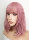 Medium Wavy Pink Bob Cosplay Wig NS063