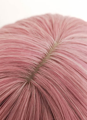 Medium Wavy Pink Bob Cosplay Wig NS063