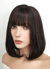 Medium Straight Brunette Bob Cosplay Wig NS077