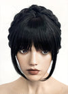 Wednesday Addams Long Wavy Black Braided Cosplay Wig NS2001
