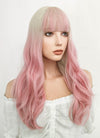 Long Wavy Blonde Pink Ombre Cosplay Wig NS277