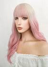 Long Wavy Blonde Pink Ombre Cosplay Wig NS277