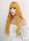 Long Wavy Orange Cosplay Wig NS305