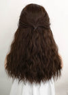 Stranger Things Eleven Long Wavy Brunette Cosplay Wig NS405A