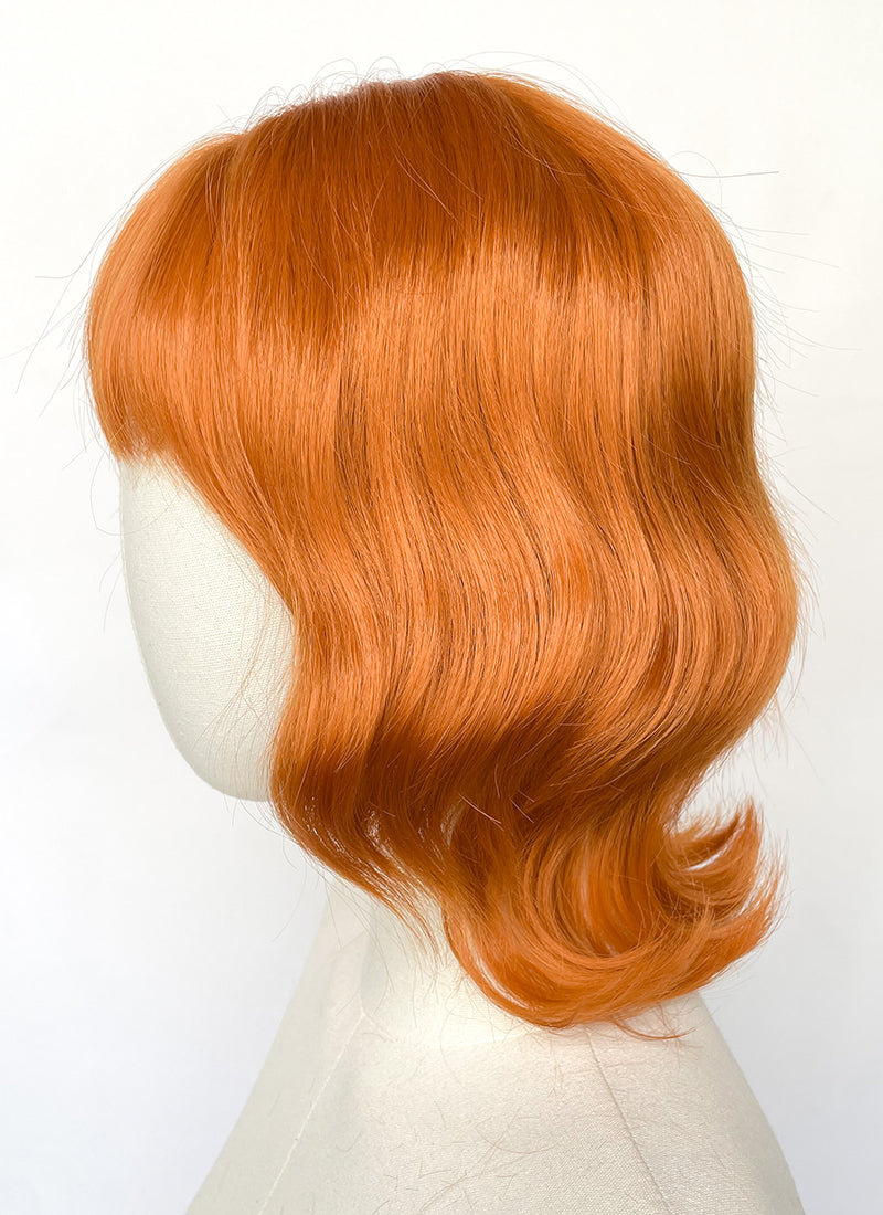 One Piece Nami Short Wavy Orange Flip Cosplay Wig NS515