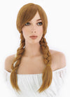 Frozen Anna Long Curly Brown Anime Cosplay Wig PL401