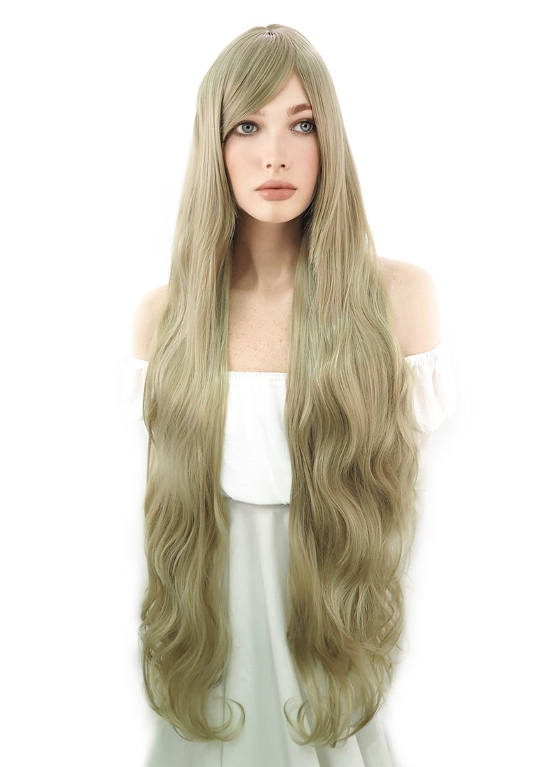 Long Curly Medium Blonde Cosplay Wig PL471