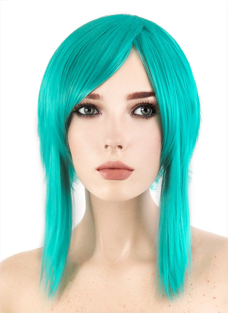 Land of the Lustrous Diamond Short Straight Turquoise Green Anime Cosplay Wig PL506