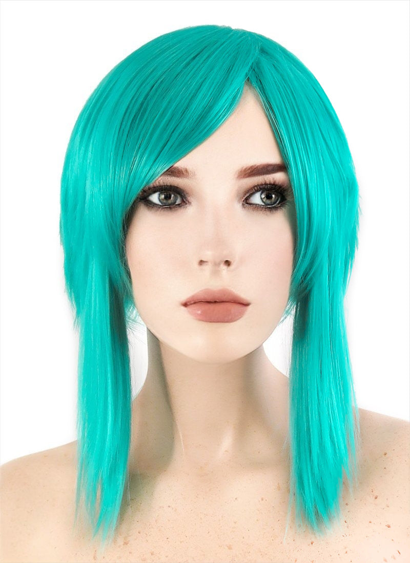 Land of the Lustrous Diamond Short Straight Turquoise Green Anime Cosplay Wig PL506