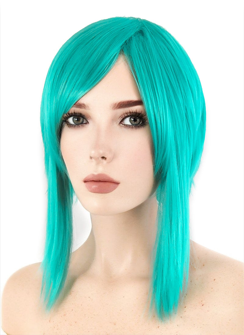 Land of the Lustrous Diamond Short Straight Turquoise Green Anime Cosplay Wig PL506