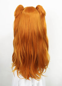 EVA NEON GENESIS EVANGELION Asuka Langley Soryu Long Orange Cosplay Wig + Ponytails TB1630