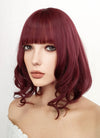 Medium Wavy Burgundy Bob Cosplay Wig TB1633