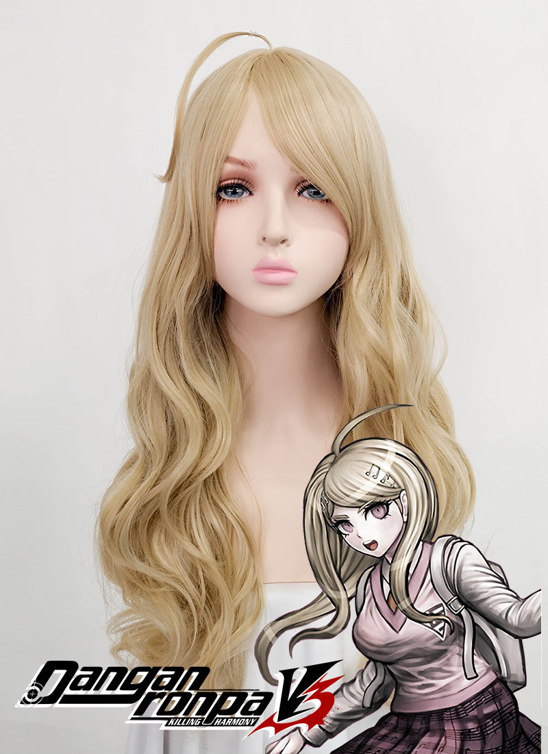 Danganronpa V3: Killing Harmony Kaede Akamatsu Long Mixed Blonde Cosplay Wig TB1635