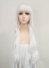 Danganronpa V3: Killing Harmony Yonaga Angie Long White Cosplay Wig TB1638
