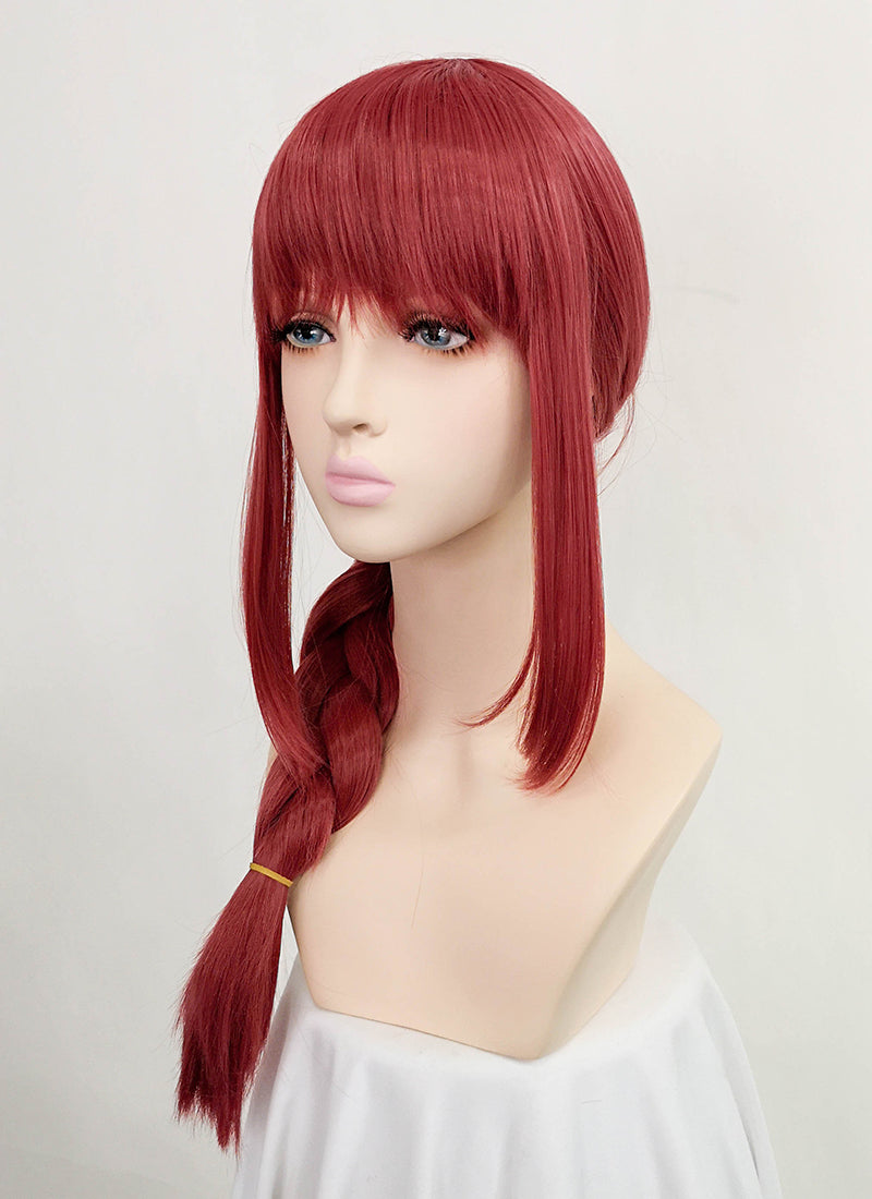 Chainsaw Man Makima Angie Long Red Cosplay Wig TB1642