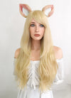 League of Legends K/DA Ahri Long Blonde Cosplay Wig TB1643