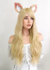 League of Legends K/DA Ahri Long Blonde Cosplay Wig TB1643