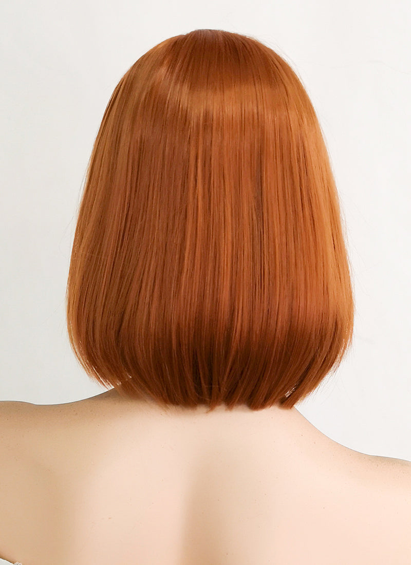 Jujutsu Kaisen Kugisaki Nobara Medium Reddish Orange Cosplay Wig TB1644