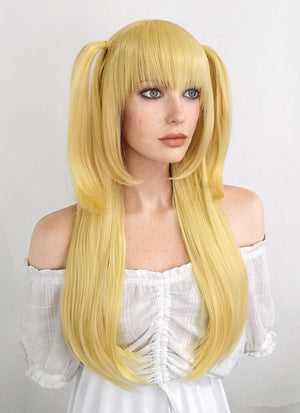 Death Note Misamisa Long Blonde Cosplay Wig TB1646