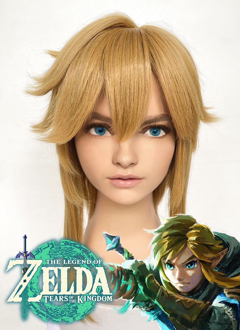 The Legend of Zelda: Tears of the Kingdom Link Blonde Cosplay Wig TB1658