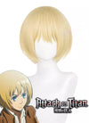 Attack on Titan Armin Arlert Short Blonde Cosplay Wig TB1670