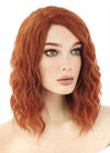 Marvel Avengers Black Widow Short Curly Reddish Orange Cosplay Wig TBZ1070