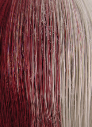 My Hero Academia Shoto Todoroki Medium Red Mixed Grey Anime Cosplay Wig TBZ1132A