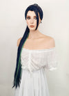 League of Legends Kai'Sa Long Blue Mixed Green Cosplay Wig TBZ1166