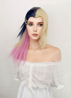 League of Legends Kai'Sa Long Blue Blonde Pink Mixed Cosplay Wig TBZ1167