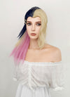 League of Legends Kai'Sa Long Blue Blonde Pink Mixed Cosplay Wig TBZ1167
