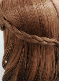 Disney Frozen II Anna Long Brown Cosplay Wig ZB238 - CosplayBuzz