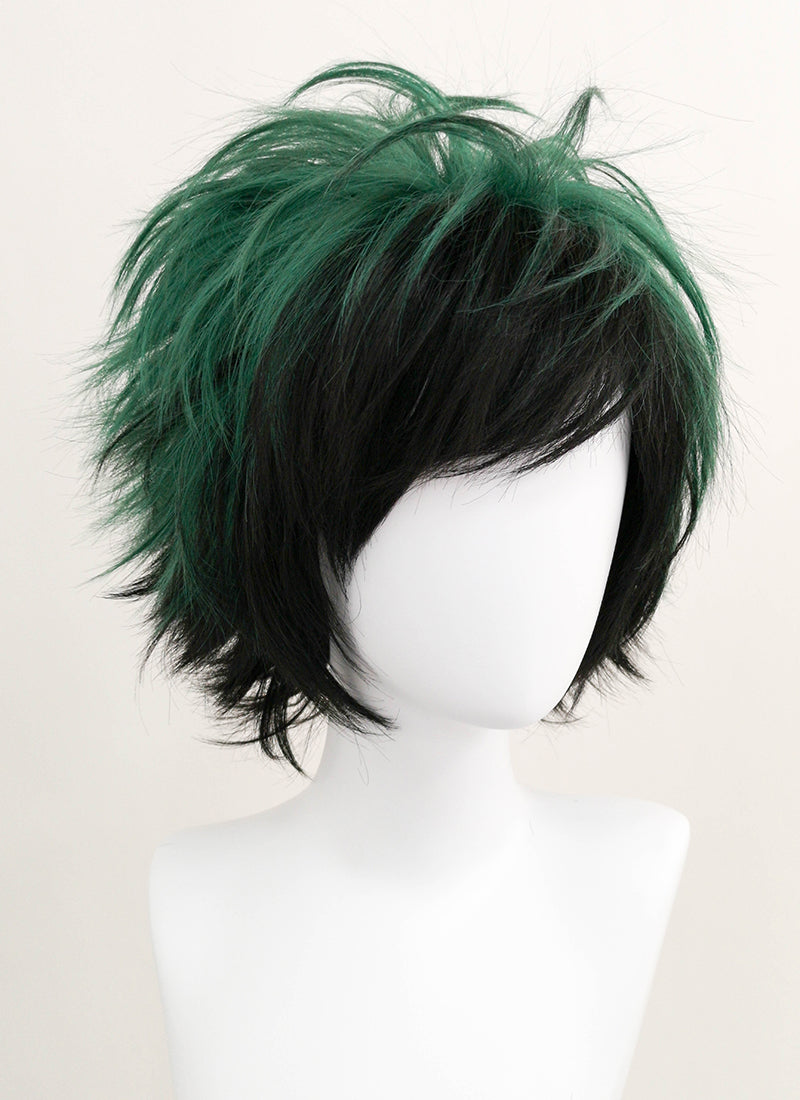 My Hero Academia Midoriya Izuku Short Mixed Green Anime Cosplay Wig ZB240 - CosplayBuzz