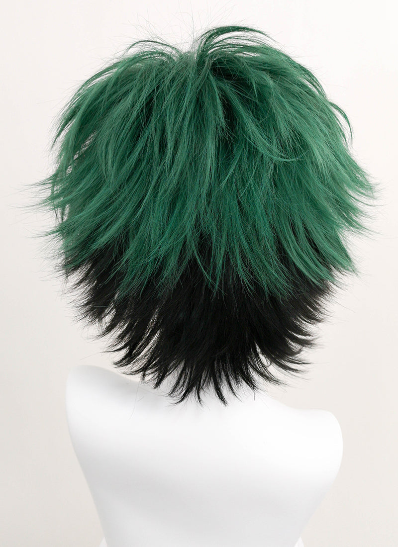 My Hero Academia Midoriya Izuku Short Mixed Green Anime Cosplay Wig ZB240 - CosplayBuzz