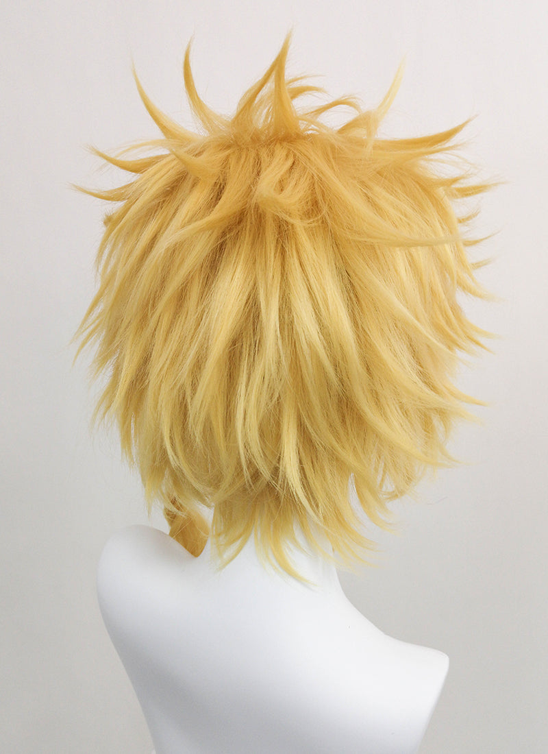 My Hero Academia All Might Short Wavy Blonde Anime Cosplay Wig ZB242 - CosplayBuzz