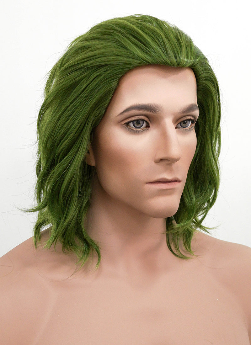 DC Joker Short Wavy Green Anime Cosplay Wig ZB244 - CosplayBuzz